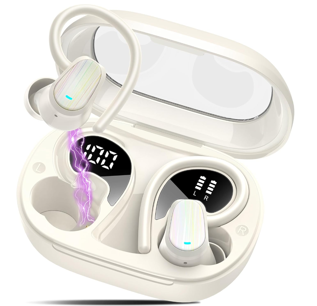 🎧 Écouteurs Sans Fil Bluetooth 5.4 – Autonomie 50H, Son HiFi & Sport Étanche