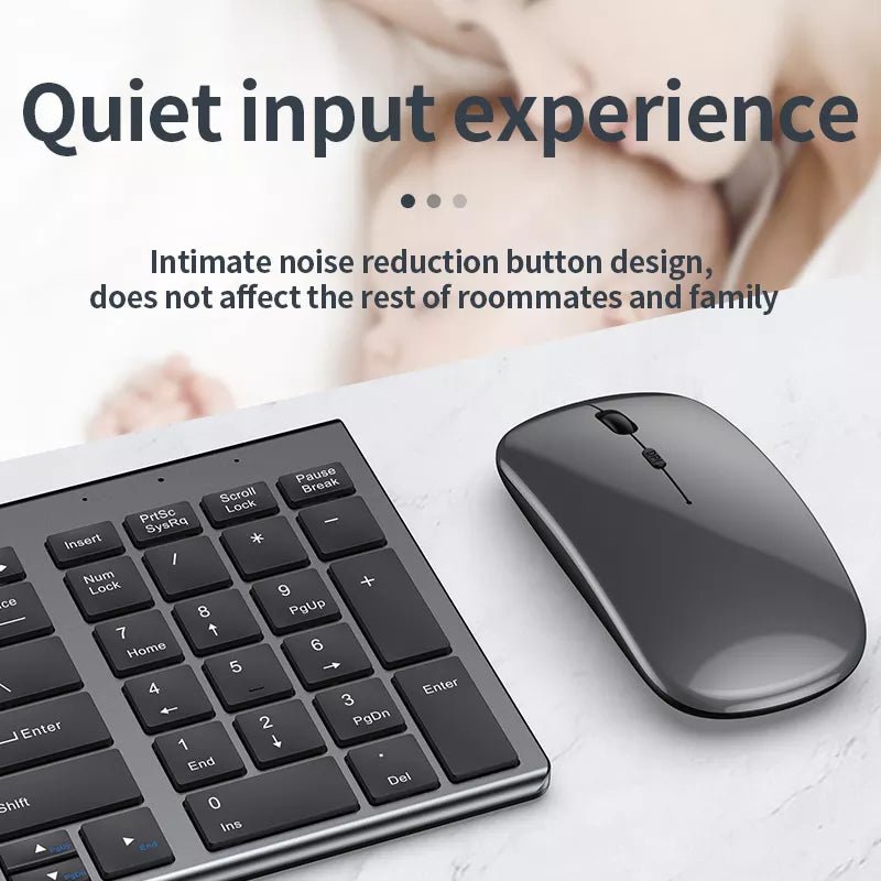 ✨ Clavier Bluetooth Sans Fil – Slim, Rechargeable & Ultra Pratique ✨