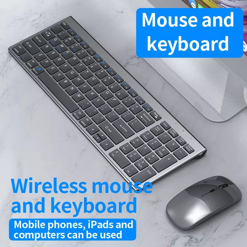 ✨ Clavier Bluetooth Sans Fil – Slim, Rechargeable & Ultra Pratique ✨