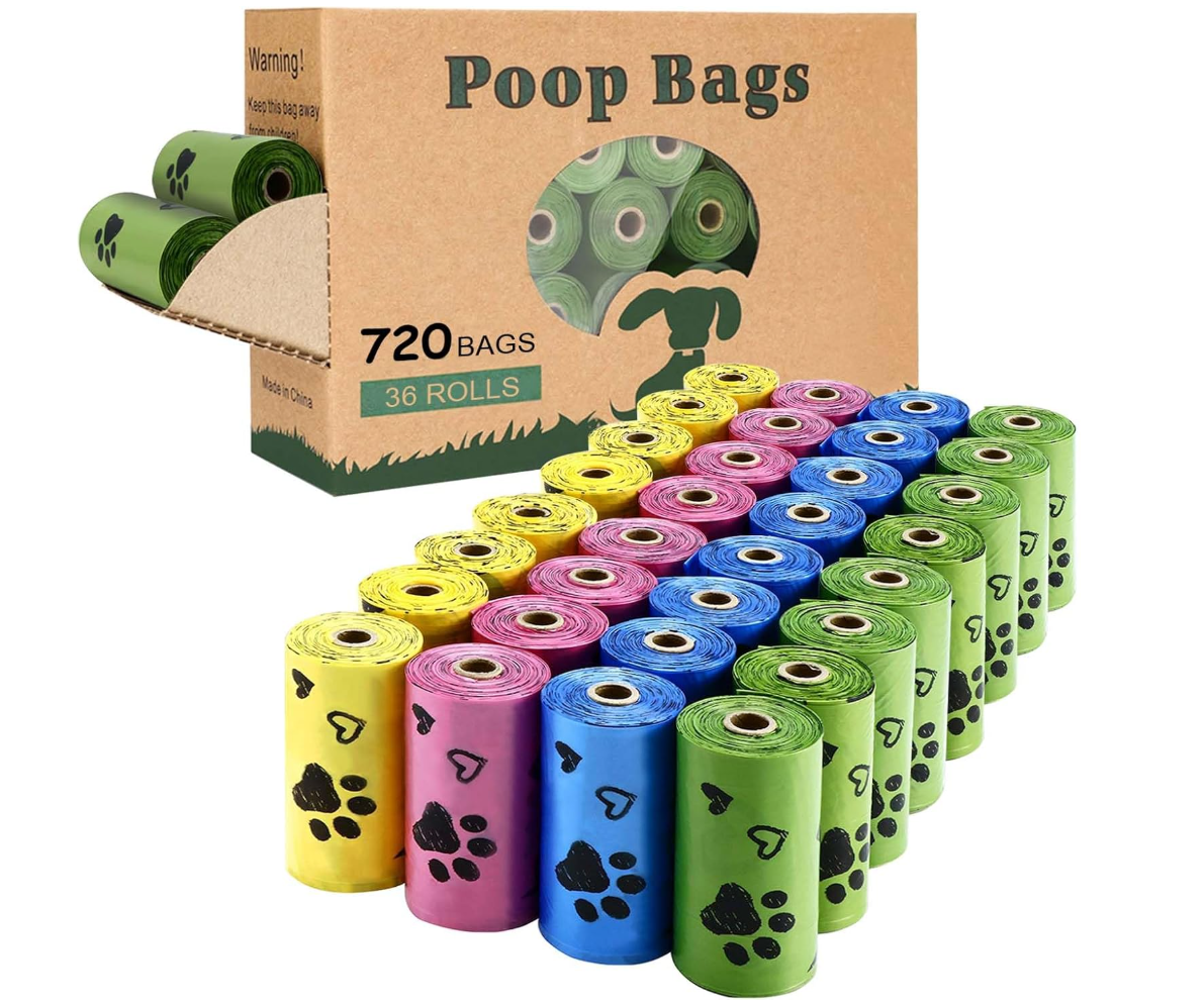 🐾 Yingdelai – Lot de 540 Sacs à Déjections Canines + Distributeur