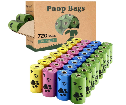 🐾 Yingdelai – Lot de 540 Sacs à Déjections Canines + Distributeur