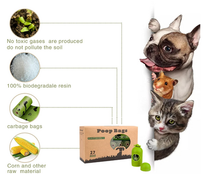 🐾 Yingdelai – Lot de 540 Sacs à Déjections Canines + Distributeur