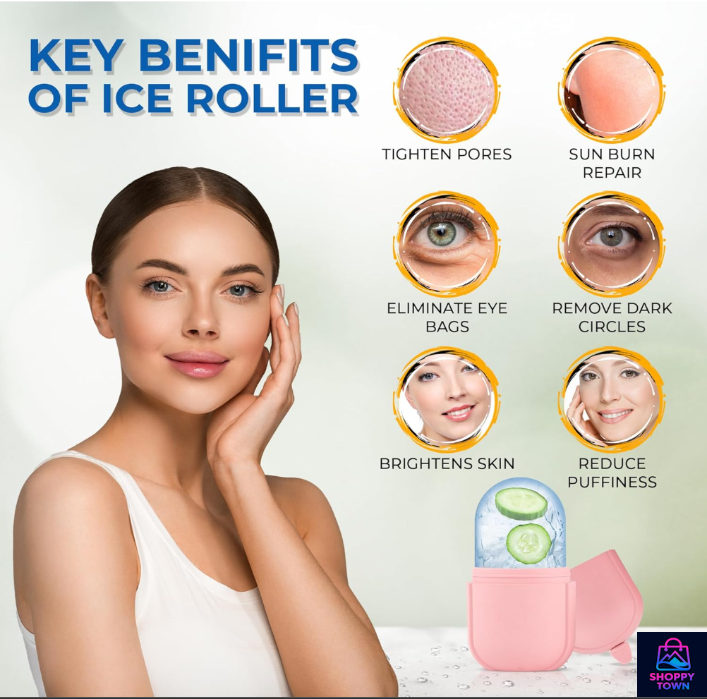 ❄️ Milano Home – Rouleau de Massage à Glace pour le Visage