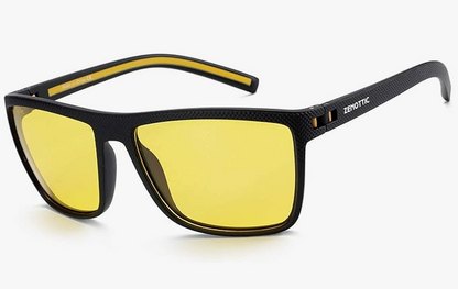 ZENOTTIC Lunettes de soleil polarisées, carrées et légères, pour homme – Monture en TR90 – Protection UV400