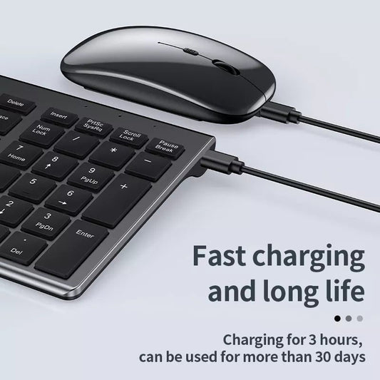 ✨ Clavier Bluetooth Sans Fil – Slim, Rechargeable &amp; Ultra Pratique ✨